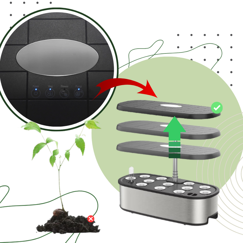 12 Plants Pods Hydroponic Garden