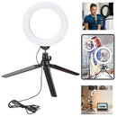 16 cm LED Ring Light with Stand