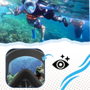 180° Panoramic View Snorkel Mask