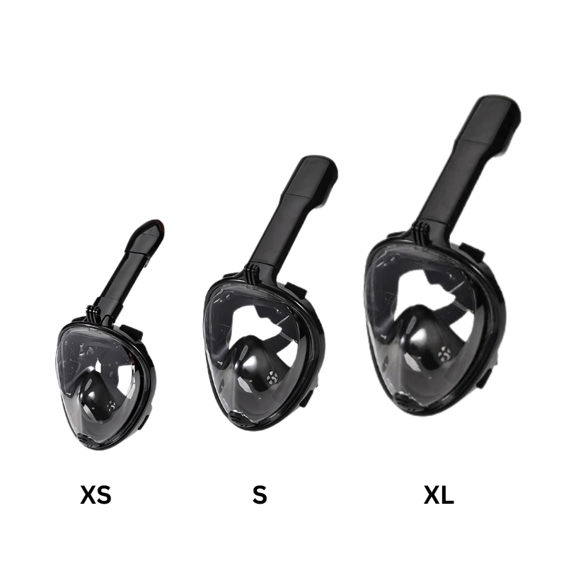 180° Panoramic View Snorkel Mask