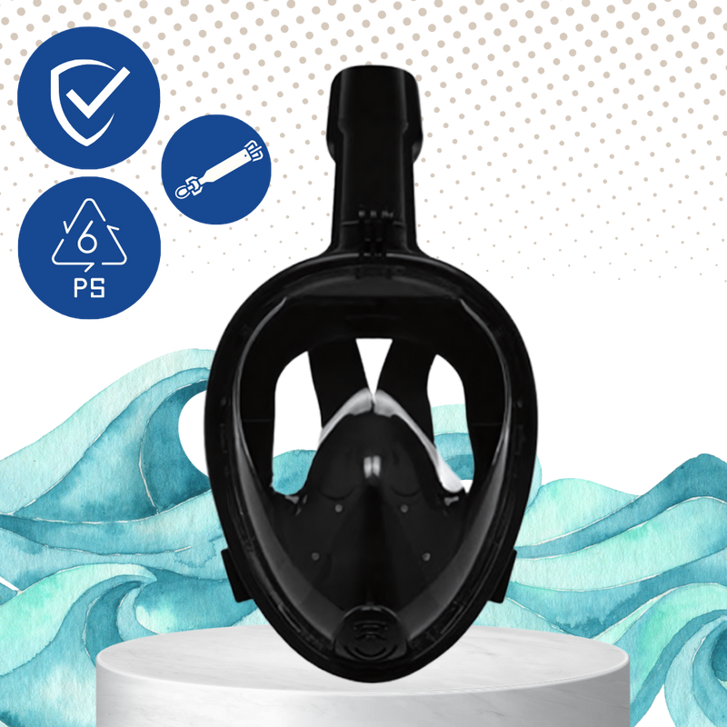 180° Panoramic View Snorkel Mask