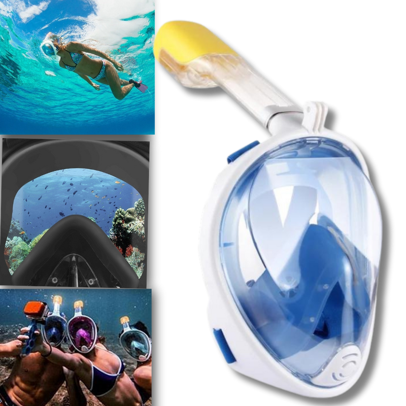 180° Panoramic View Snorkel Mask