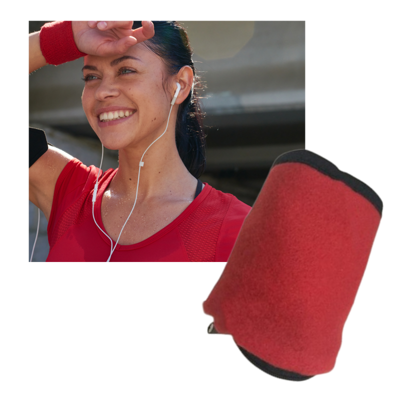 Wristband with Wallet Pocket