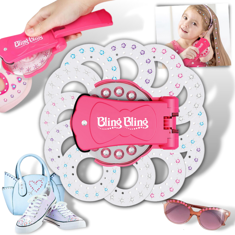 Diamond Stapling Kit for Hair & Clothes