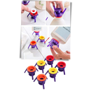 Pack of 6 Versatile Bottle Stand Caps