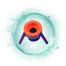 Pack of 6 Versatile Bottle Stand Caps