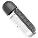 Plastic Water Bottle with Pill Box