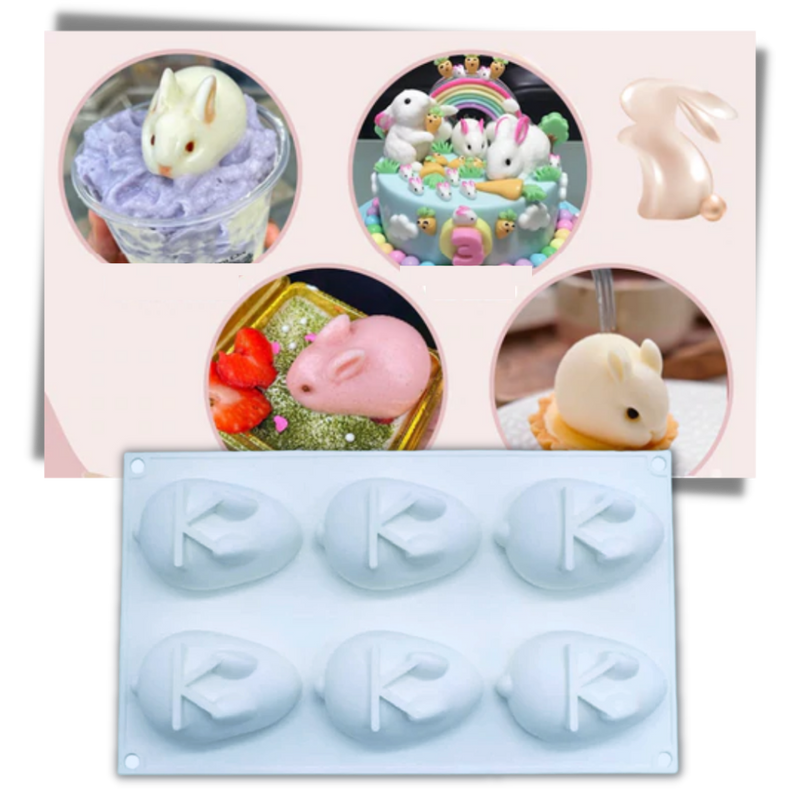 Mini Bunny Silicone Cake Mould