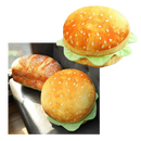 Plush Burger Cushion