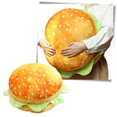 Plush Burger Cushion