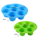 Round Silicone Cupcake Tray