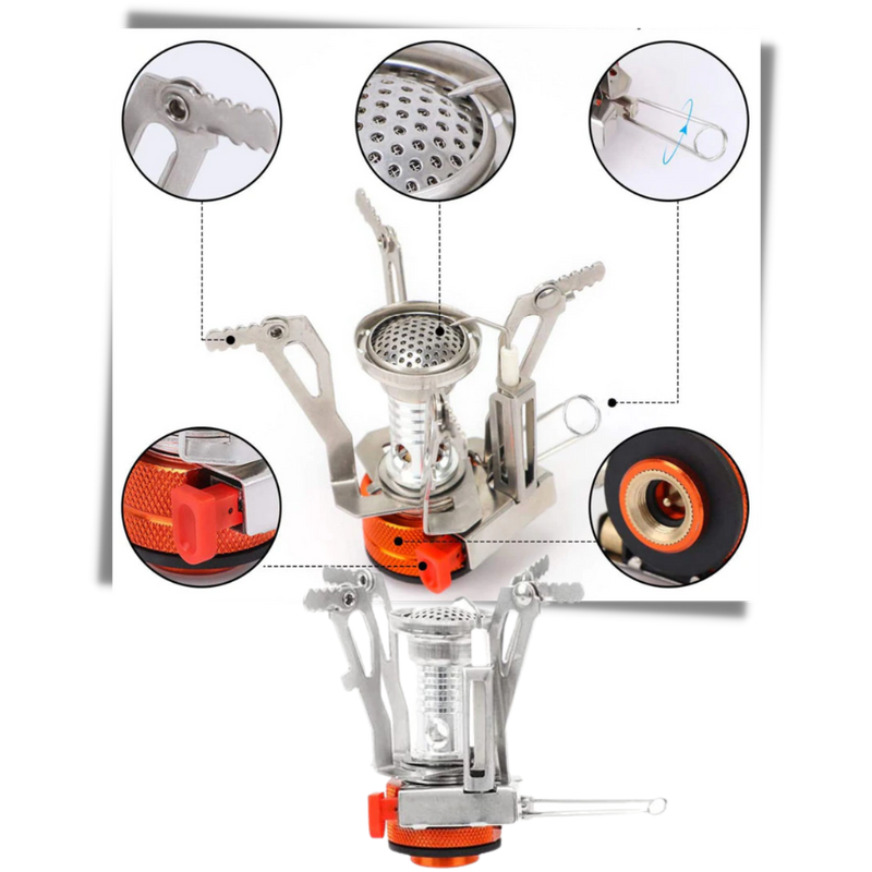 Mini Portable Gas Camping Stove Burner