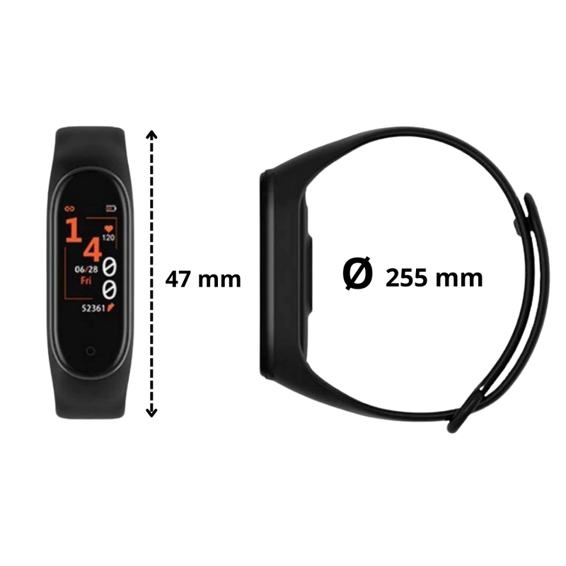 Fitness and Sleep Tracking Bracelet