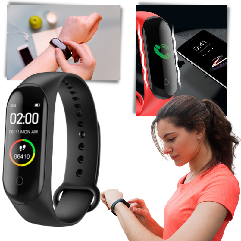 Fitness and Sleep Tracking Bracelet