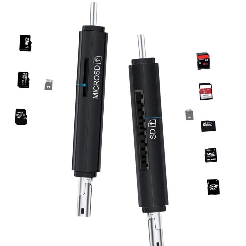 3 in 1 USB memory card reader