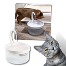 Auto water fountain for cat with LED light