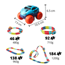 Flexible Rail Car Toy For Kids