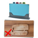 4pcs Chopping Board Set with Holder