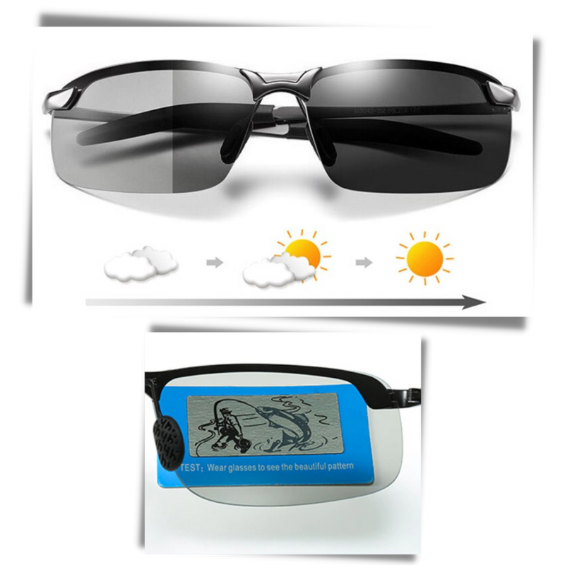 Photochromic UV Sunglasses For Men