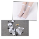 10 Pairs Transparent Fashion Socks for Women