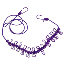 4m Stretch Camping Clothesline with Pegs