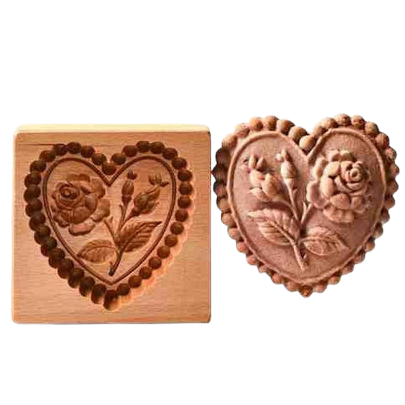 Wooden Cookie Cutter Mould