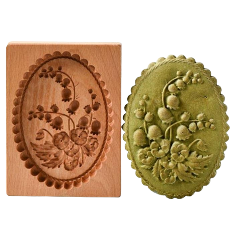 Wooden Cookie Cutter Mould