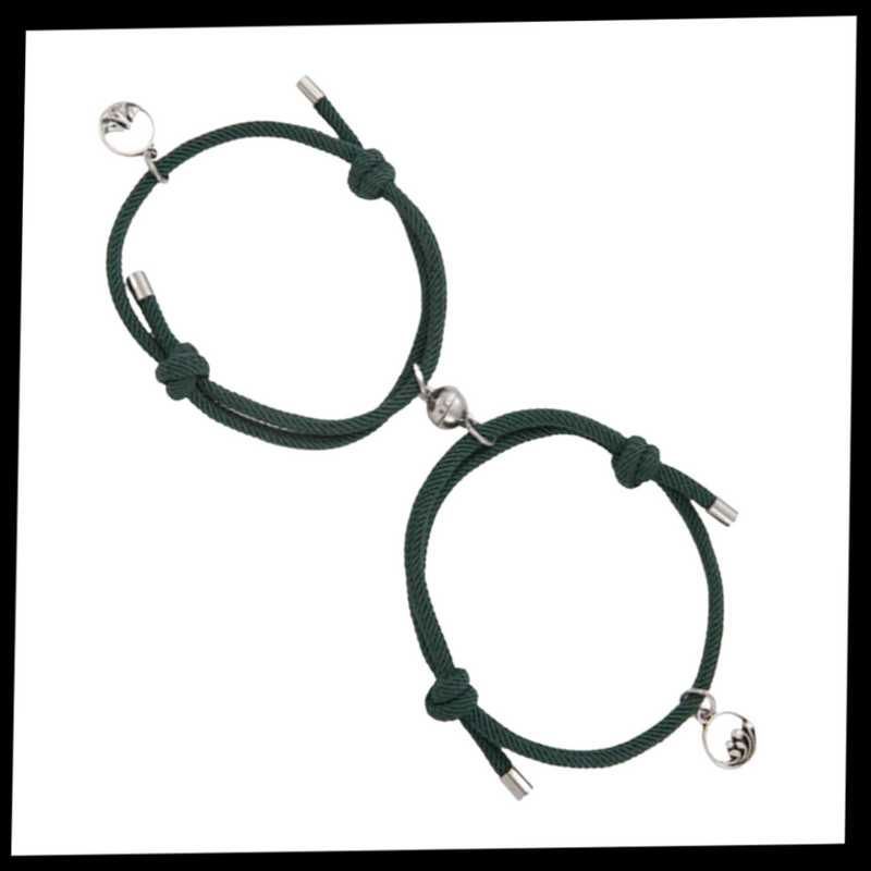 Set of 2 Magnetic Bracelets for Couples