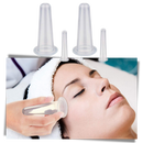 4 Silicone Cups for Facial Massage Cupping
