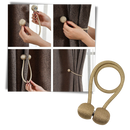 2-Pack Magnetic Curtain Buckles