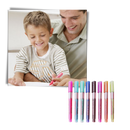 Set of 8 Double Line Marker Pens