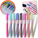 Set of 8 Double Line Marker Pens