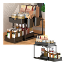 Double-Drawer Kitchen Spice Rack