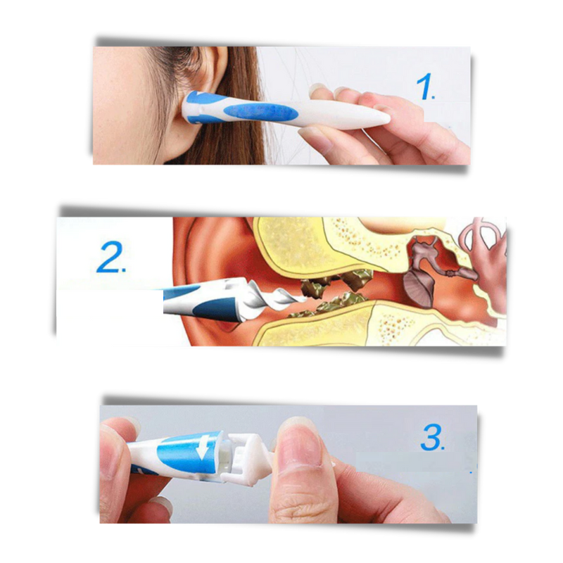 Silicone Spiral Ear Cleaner Tool