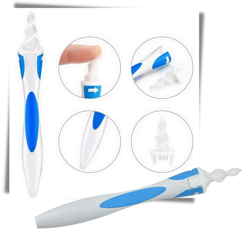 Silicone Spiral Ear Cleaner Tool