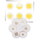 Pack of 6 Fancy Shape Egg Cookers