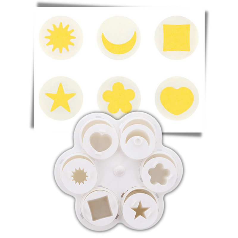 Pack of 6 Fancy Shape Egg Cookers