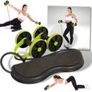 Abdominal Rollers with Resistance Bands