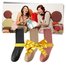 3 Pairs Ribbed Cotton Socks for Women