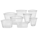 8-Pack Reusable Food Silicone Bags
