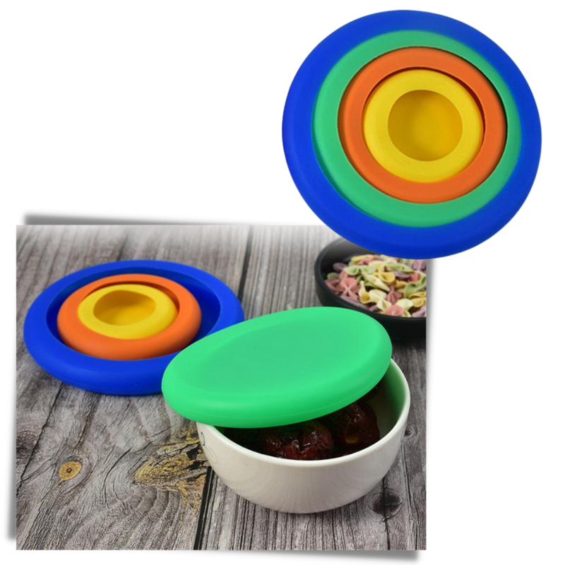 Pack of 4 Silicone Cover Lids