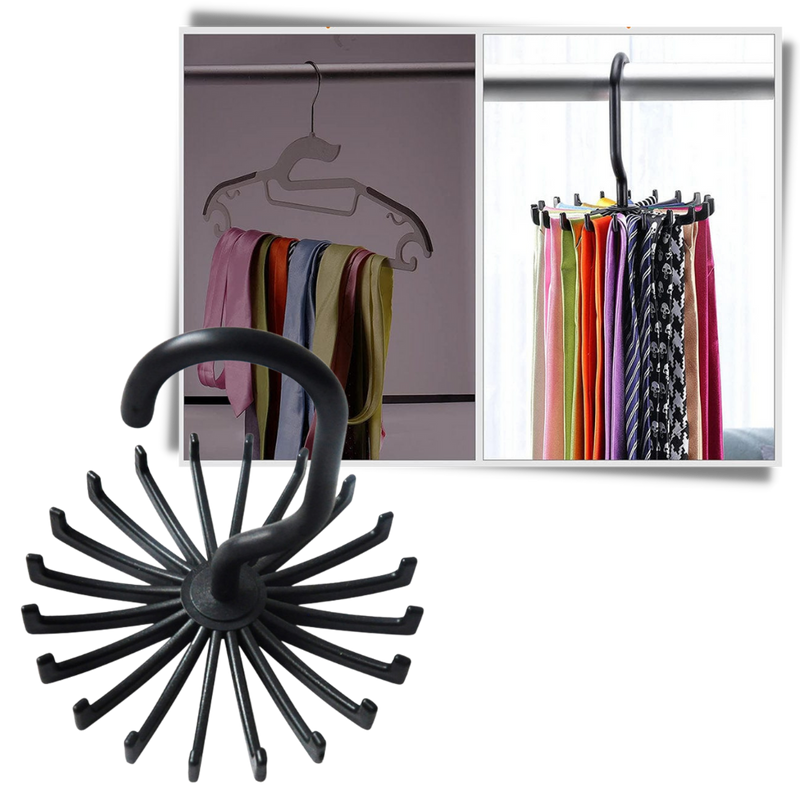 360-Degree Rotating Tie Hanger