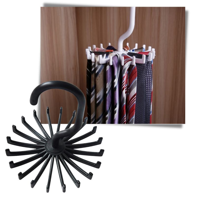 360-Degree Rotating Tie Hanger