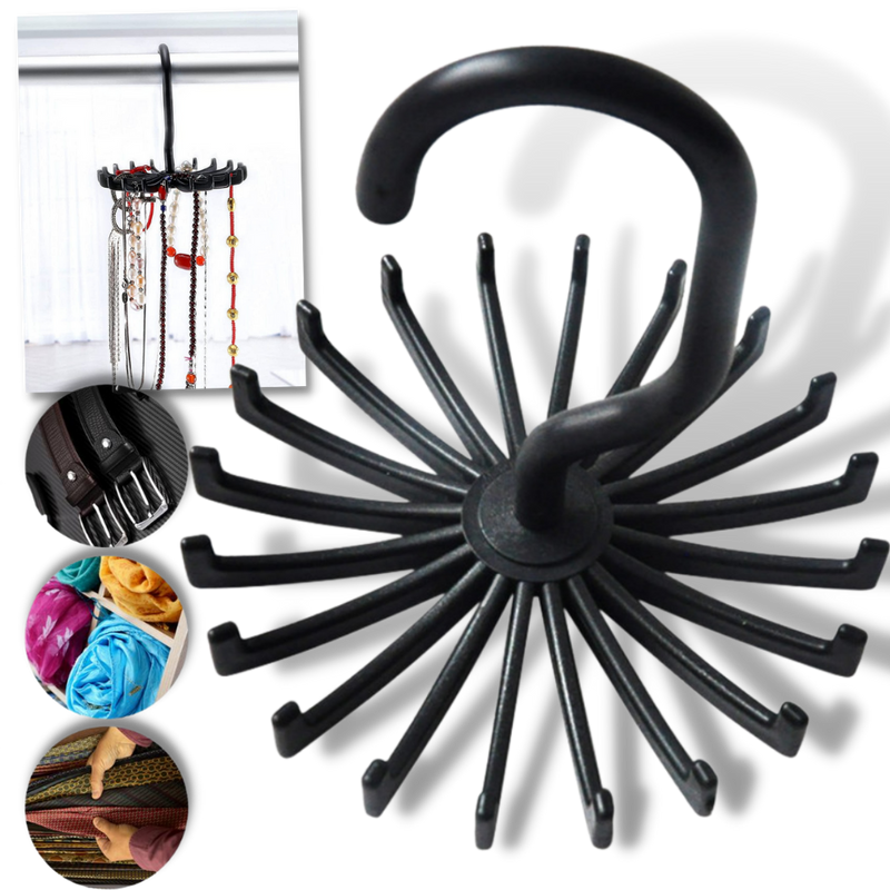 360-Degree Rotating Tie Hanger