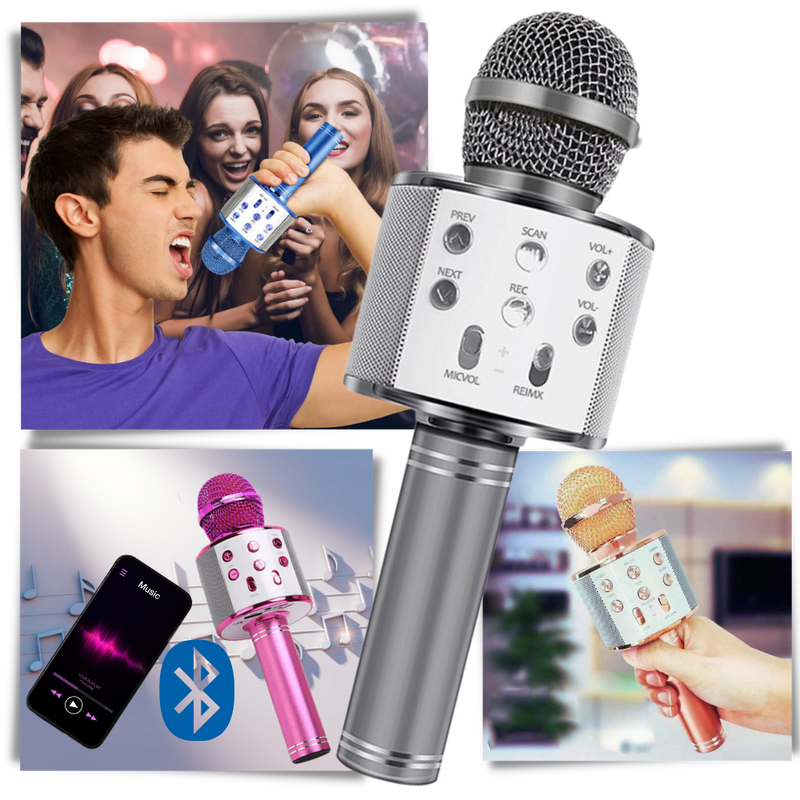 Wireless Bluetooth Karaoke Microphone