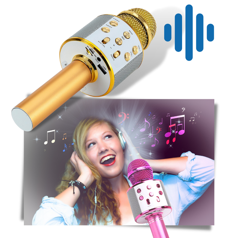 Wireless Bluetooth Karaoke Microphone