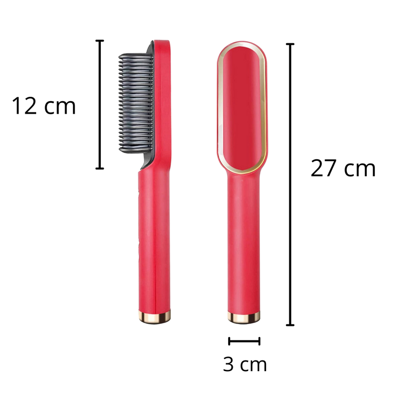 Electric Ceramic Brush Hair Straightener