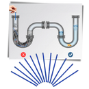 12-Pack Sink Cleaning Sticks