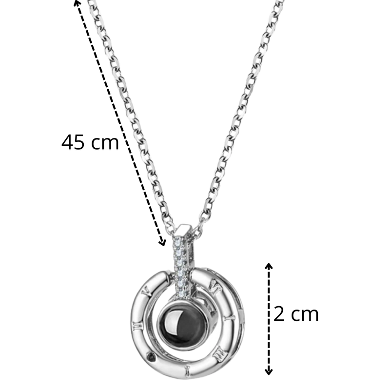 I Love You Necklace in 100 Languages