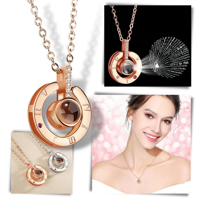 I Love You Necklace in 100 Languages